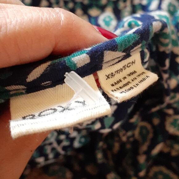ROXY XS flow button down dress made in India - Picture 4 of 8